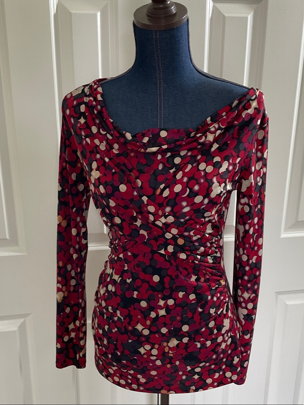 Vince Camuto Ruched Twist Top - Picture 2 of 7
